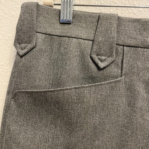 Circle S NWT Men's Vintage 80s Gray Pleated Western Dress Ranch Pants Size 40 - Picture 3 of 10